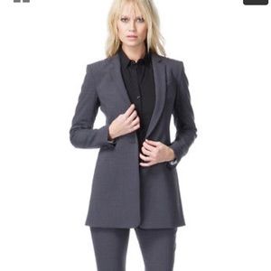 Vintage Theory charcoal bi-stretch blazer Marcela urban 2